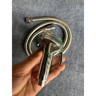 Vòi Xịt Vệ Sinh Vòi Xịt Bồn Cầu Tay Cầm Nhựa ABS Xi Bóng Nước Mạnh Cao Cấp VX02