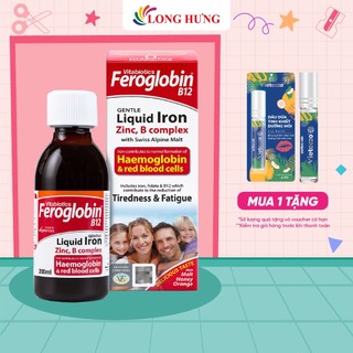 Vitamin dạng nước Vitabiotics Feroglobin B12 bổ sung sắt (200ml)