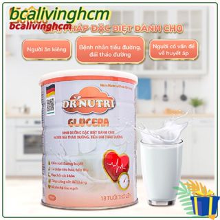 Sữa tiểu đường Dr Nutri Gluceras ổn định đường huyết ngăn ngừa biên chứng tiểu đường tốt sức khỏe