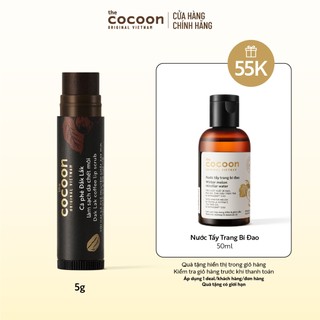 Tẩy da chết môi cà phê Đắk Lắk Cocoon môi ẩm mềm 5g