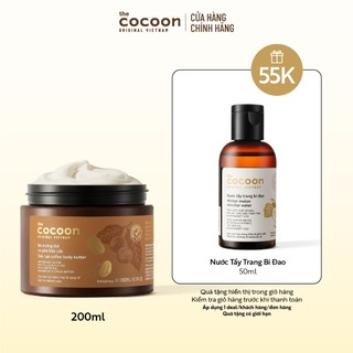 Bơ dưỡng thể cà phê Đắk Lắk Cocoon cho da mềm mịn & rạng rỡ 200ml