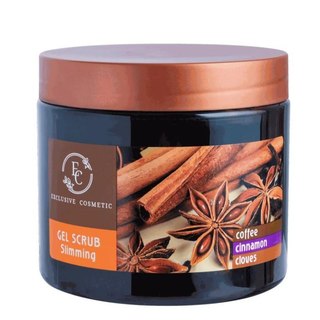 Tẩy tế bào chết KRASOTA Gel Scrub Coffee Cinnamon Cloves 380ml /500ml (tẩy da chết Quế Hồi & Cafe )