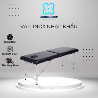   XẢ HÀNG GIƯỜNG VALI NHẬP KHẨU| NÂNG HẠ-Giường Spa Massage Cao Cấp Gấp Gọn-Giường Vali Chân Inox Gỗ 