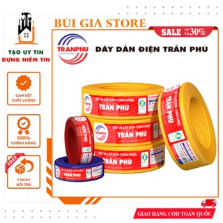 Dây dẫn điện Trần Phú (bán theo mét) - Dây đôi mềm dẹt Trần Phú 41 Phương Liệt