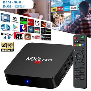 Androi TV box MXQ PRO 4K RAM 4G+64G ANDROID 10.1 MẪU MỚI 2020 HỖ TRỢ TIẾNG VIỆT CÀI ĐẶT DỄ DÀNG