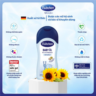 Dầu Massage Cho Bé BUBCHEN Baby Oil Dưỡng Ẩm Tăng Sức Đề Kháng Cho Da 200ml Bubchen Official Store