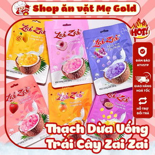 Thạch dừa trái cây Zai Zai Đức Hạnh, thạch dừa uống các vị
