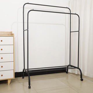 Giá Treo Quần Áo Kim Loại Tiện Lợi 2 Giàn 1 Tầng, Kệ để Giày Dép Thông Minh Tiện Ích