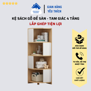 🚛FREESHIP🆓Kệ Góc Gỗ 4 Tầng Lắp Ghép Cực Đẹp 🆕 MẪU MỚI 🆕