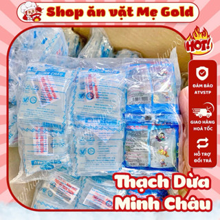 [Túi 22 gói] Thạch dừa Minh Châu, thạch trúng thưởng tuổi thơ