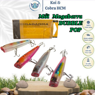 Mồi giả Megabrra Bubble Pop - 7gram dài 65mm, action top water
