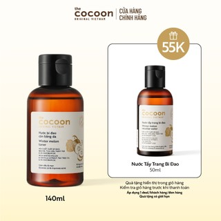 Nước bí đao cân bằng da (toner) Cocoon giảm dầu & mụn 140ml