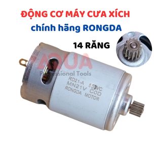 Motor 550 thay thế cho máy cưa xích dùng pin, động cơ máy cưa xích, moto máy cưa xích, kèm sẵn bánh răng