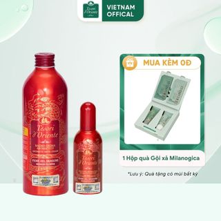 Set sữa tắm 500ml và nước hoa dạng xịt Tesori d'Oriente 100ml cao cấp hương thơm quyến rũ lưu hương đến 8 giờ