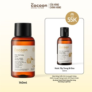 Nước tẩy trang bí đao Cocoon tẩy sạch makeup & giảm dầu 140ml