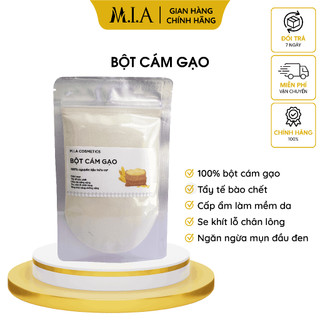 Bột Cám Gạo Sữa Nguyên Chất, Trắng Da, Dưỡng Ẩm, Mờ Thâm Sạm