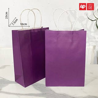 01 TÚI GIẤY KRAFT [NHIỀU MÀU ] 16x23x7.5CM