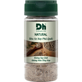 Hũ Natural Tiêu Sọ Xay Phú Quốc - Thương hiệu DH Foods