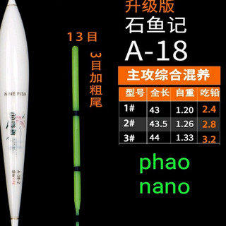 phao câu cá phao câu đài nano có thông số