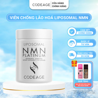 Viên uống ngăn ngừa lão hoá codeage liposomal nmn platinum giúp kéo dài tuổi thọ, trẻ hoá làn da
