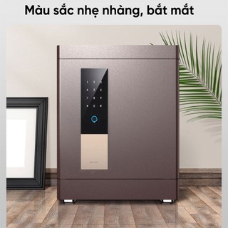 (CHÍNH HÃNG) Két Sắt Gia Đình DELI Bảo Mật Cao Sử Dụng Khóa Vân Tay Khoá Số Khóa Cơ Chống Cháy Chống Trộm An Toàn