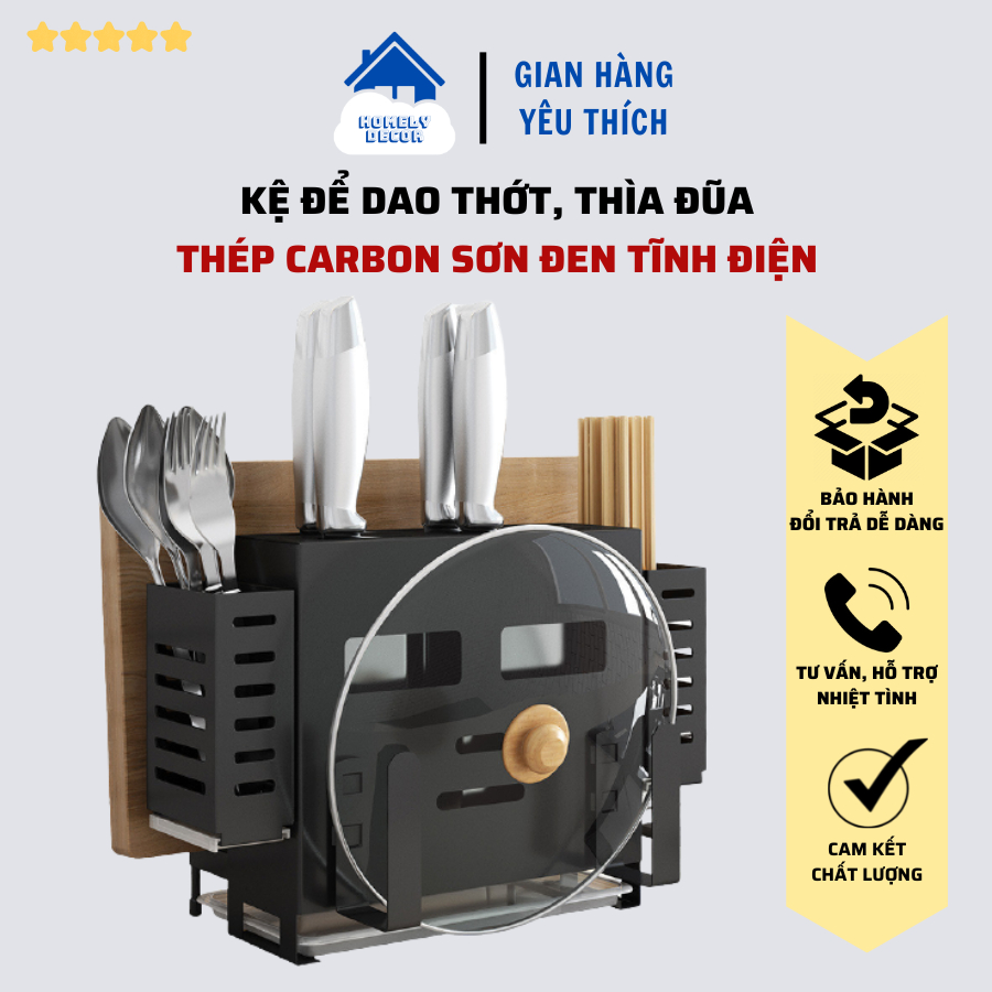 🚛FREESHIP🆓 Kệ để dao thớt - Kệ để thìa đũa đa năng