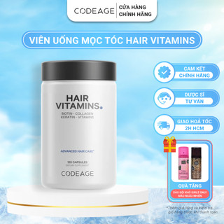 Viên Uống Kích Thích Mọc Tóc Codeage Hair Vitamins Giúp Tóc Mọc Dày, Bồng Bềnh