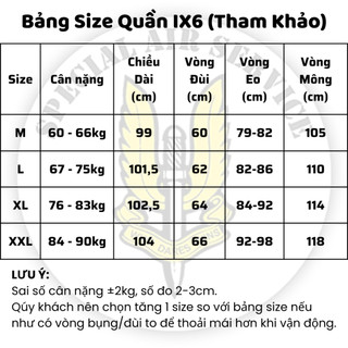 Quần Chiến Thuật, Quần Tactical IX6