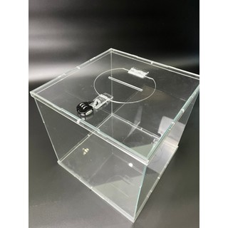 Hộp thư góp ý mica - Thùng phiếu mica - Thùng bốc thăm trúng thưởng
