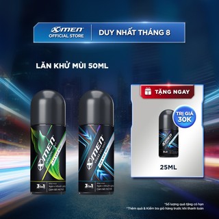 Lăn Khử Mùi XMen Amazon Hunt/ Vegas Delight 50ml - Công nghệ mùi hương mới