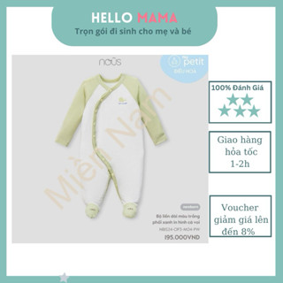 Body dài có tất Nous nhiều màu nhiều mẫu cho sơ sinh , dành cho bé mặc đầy tháng,đi rửa tội-Hellomama *