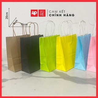 10 TÚI KRAFT [7 MÀU] 15X20X8CM [ NGANGxCAOxHÔNG ] - HỎA TỐC