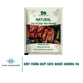 Gói NATURAL Gia Vị Ướp Thịt Nướng - Thương hiệu DH Foods