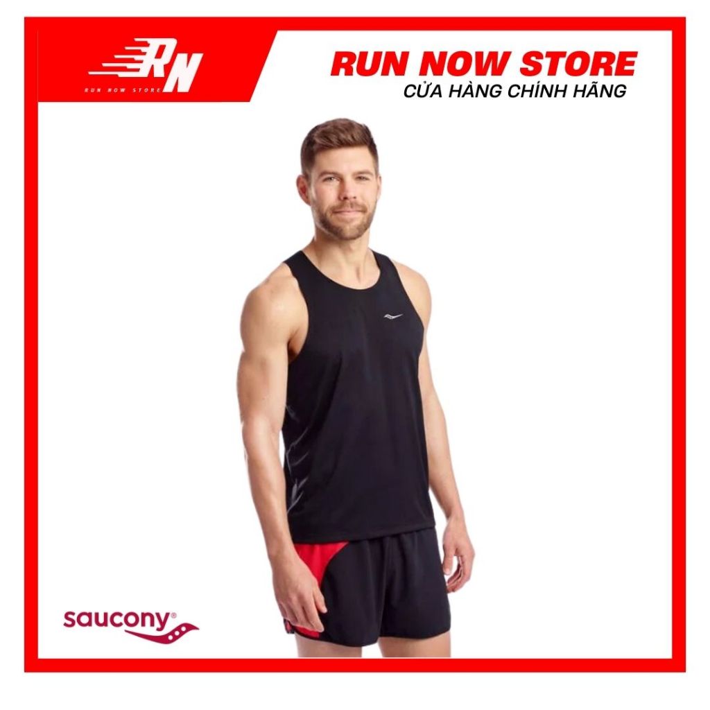Áo Chạy Bộ Ba Lỗ Saucony Singlet Nam