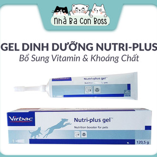 [Gel Dinh Dưỡng] Nutri-Plus Cho Mèo Tuýp 120.5g - Date 06/04/2024