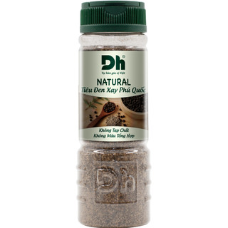 Hũ Natural Tiêu Đen Xay Phú Quốc - Thương hiệu DH Foods