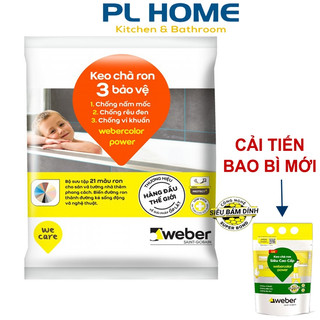 Keo chà ron Weber Power các màu, bảo vệ 3 lớp chống thấm, chống bám bẩn, nấm móc