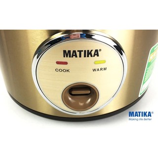 THANH LÝ NỒI CƠM ĐIỆN MATIKA MTK-RC05-HÀNG CHÍNH HÃNG
