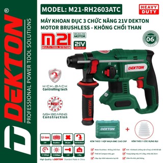 Máy khoan pin bê tông M21-RH2603ATC Chống vặn cổ tay, khoan sắt, khoan và đục bê tông