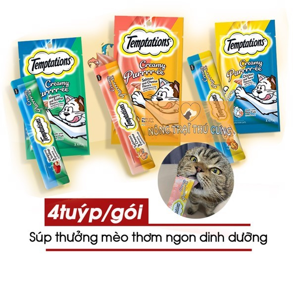 Súp thưởng Temptation Creamy + Chupa Hàn Quốc 56g