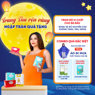 Trọn bộ sắt canxi DHA Vitamin tổng hợp cho bà bầu thế hệ mới Avisure cho bà bầu, trước bầu, cho con bú 60 viên