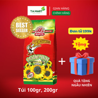 [DATE MỚI T2/2025] Hạt hướng dương Nga Martin hiệu con vịt - Hàng Nga Nhập khẩu - Martin Roasted Black Sunflower Seeds