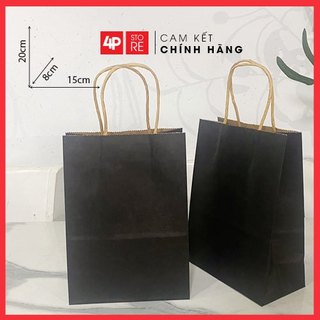 10 TÚI GIẤY KRAFT ĐEN [3 SIZE] - HỎA TỐC