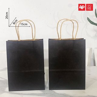 10 TÚI GIẤY KRAFT ĐEN [3 SIZE] - HỎA TỐC