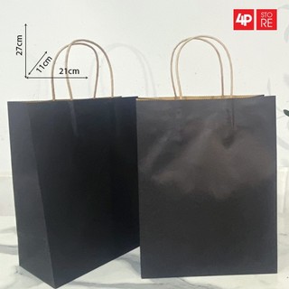 10 TÚI GIẤY KRAFT ĐEN [3 SIZE] - HỎA TỐC