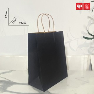 10 TÚI GIẤY KRAFT ĐEN [3 SIZE] - HỎA TỐC