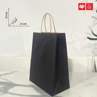 10 TÚI GIẤY KRAFT ĐEN [3 SIZE] - HỎA TỐC