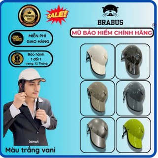 Mũ bảo hiểm chính hãng Brabus, mũ bảo hiểm cho nam, mũ bảo hiểm màu đen, trắng, xi măng, vỏ đỗ, titan
