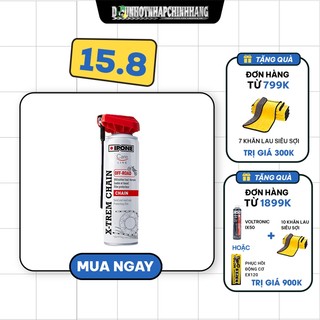 Chai Xịt Dưỡng Sên / Xích cao cấp không văng nhập khẩu 100% Pháp Ipone X-trem Xtrem Chain Road