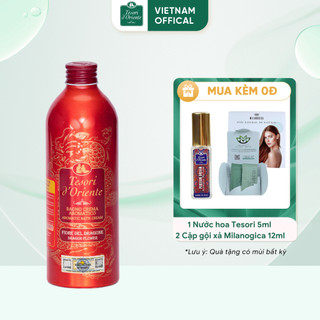 Sữa tắm nước hoa Ý Tesori d'Oriente chính hãng 500ml hương thơm lưu trữ cả ngày kèm vòi